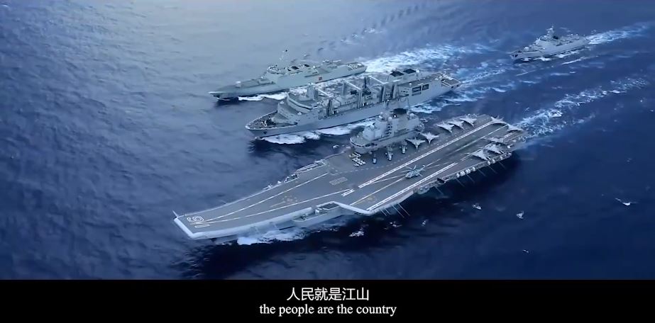 中国航母编队